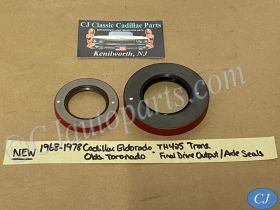 NEW 1968 1969 1970 1971 1972 1973 1974 1975 1976 1977 1978 CADILLAC ELDORADO TH425 FINAL DRIVE OUTPUT AXLE SHAFT SEALS RIGHT & LEFT, INNER & OUTER